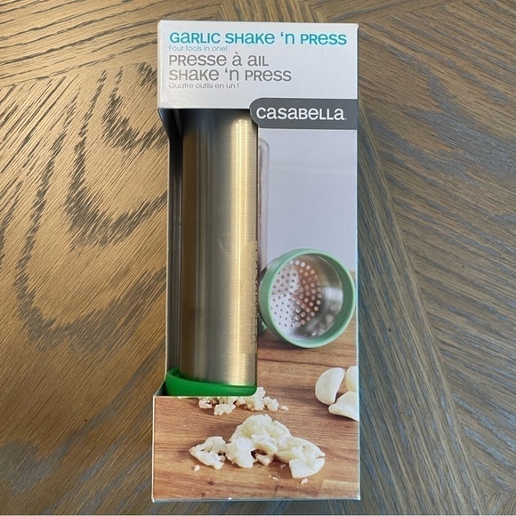 Nwt casabella garlic shake ‘n press - Picture 1 of 7
